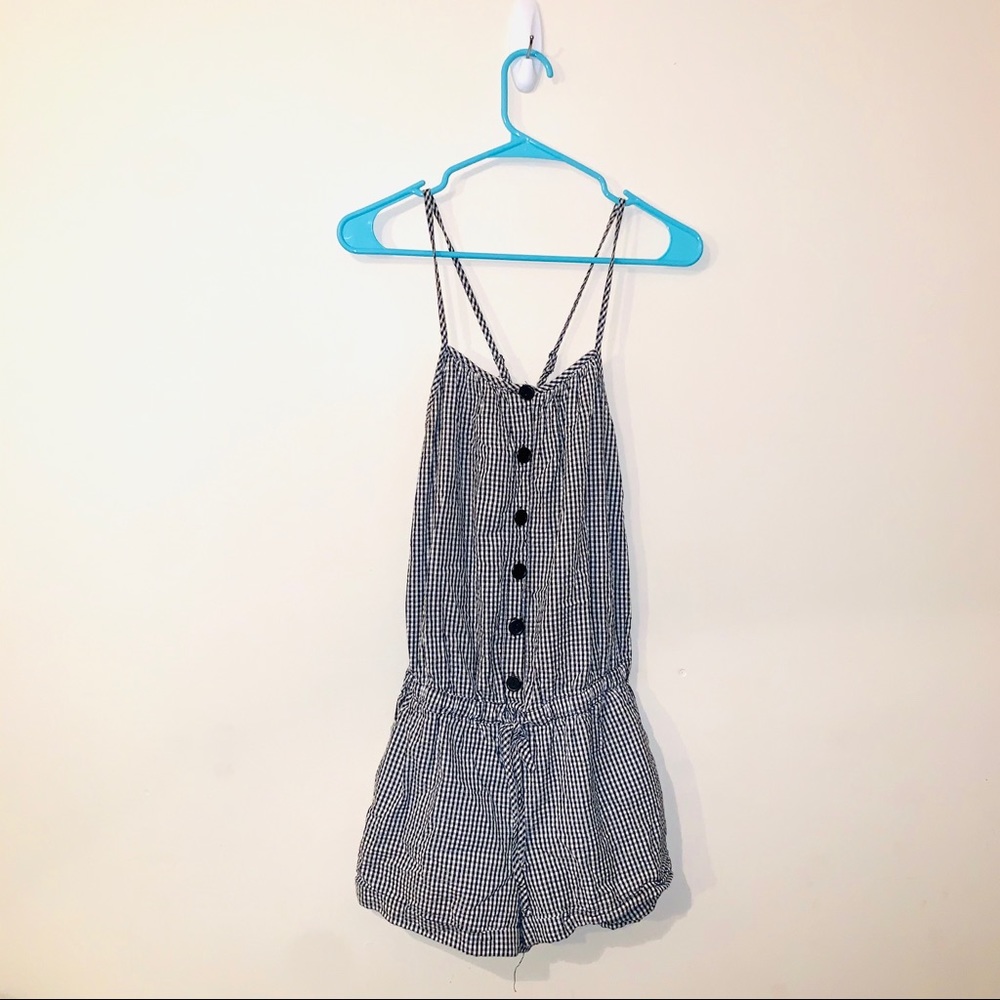 Mossimo Gingham Print Romper